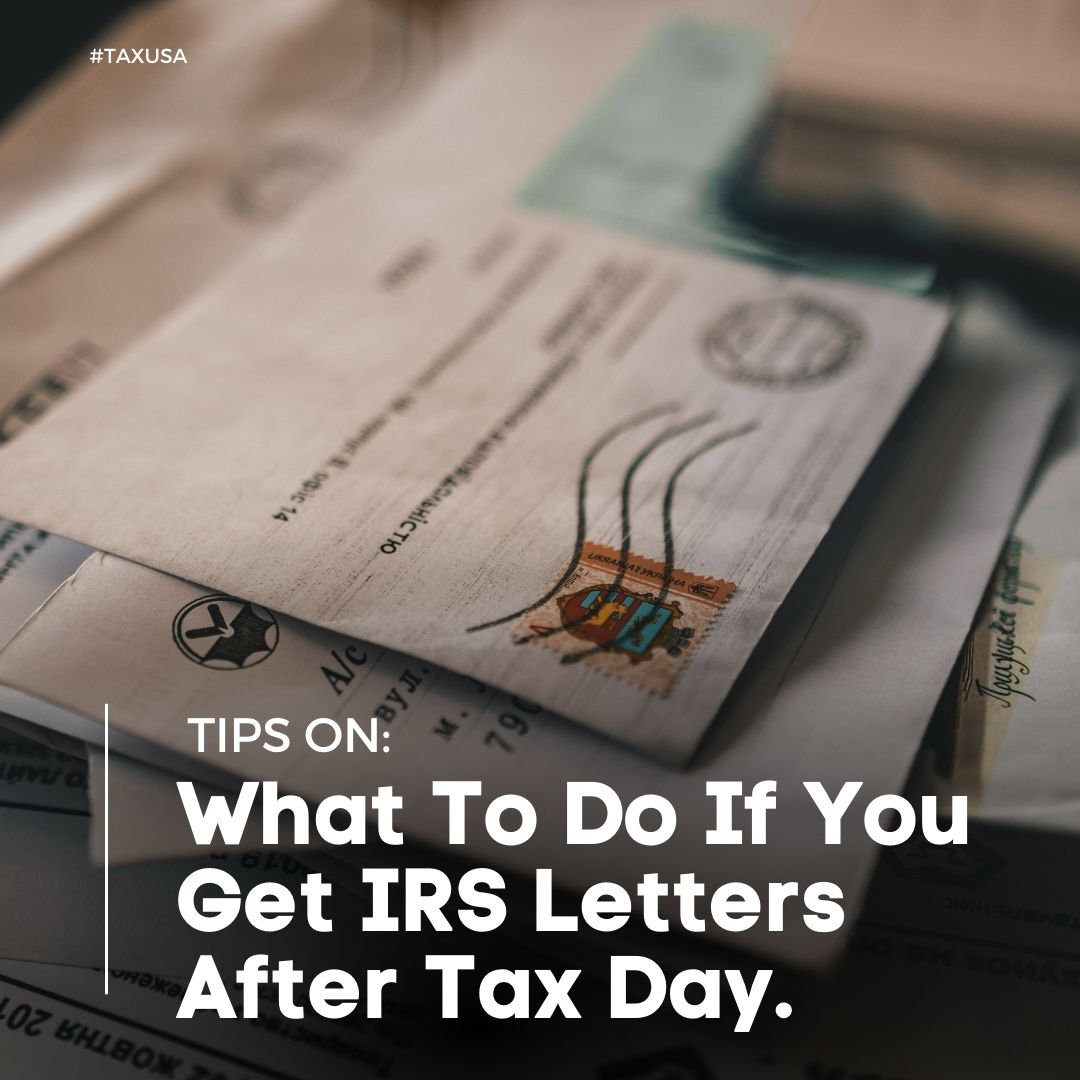 What To Do If You Get IRS Letters