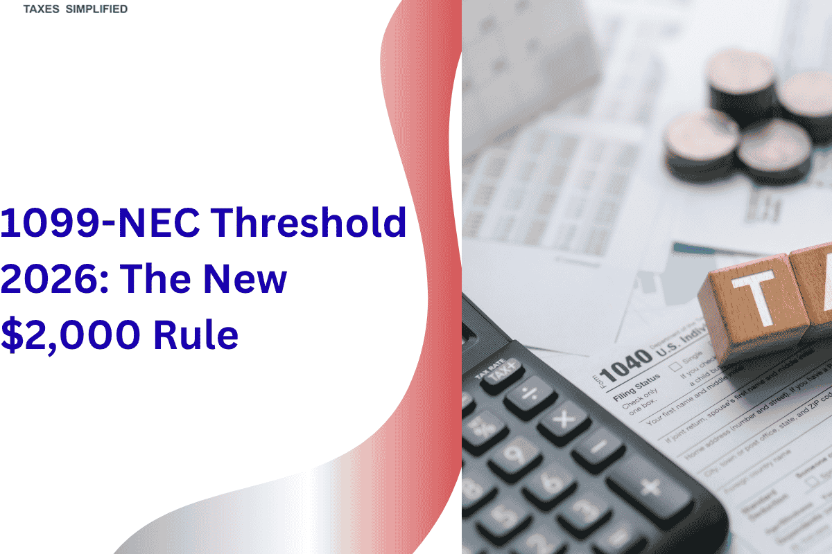 1099-NEC Threshold 2026: The New $2,000 Rule