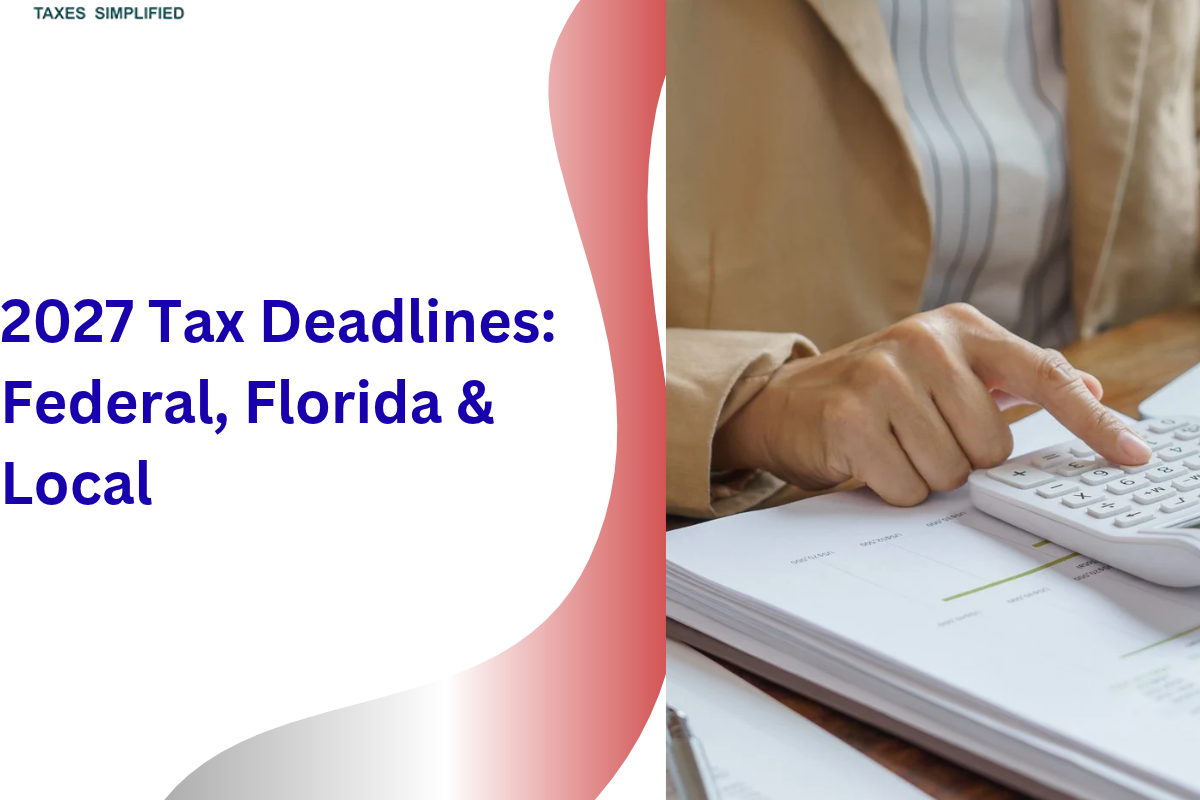 2027 Tax Deadlines